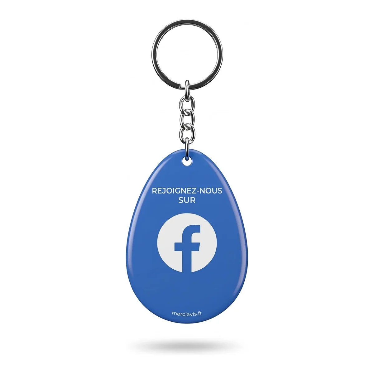 Porte-clés MerciAvis, modèle Facebook