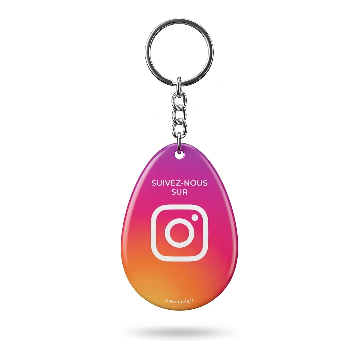 Porte-clés MerciAvis, modèle Instagram